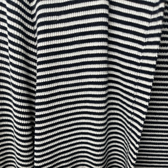 Aj Andrea Jovine Open Front Cardigan Striped Super soft sweater. size large - Picture 5 of 11